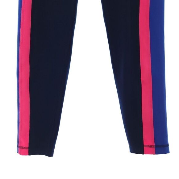 Reebok Performance Sport Striped 7/8 Navy Athletic Speedwick Leggings Size M - Picture 5 of 10